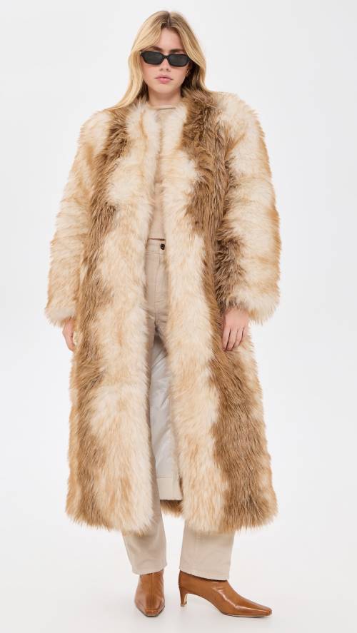 Apparis Solange Fox Maxi Coat  Solange Fox Maxi Coat